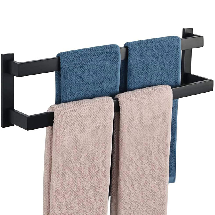 Black Towel Holder