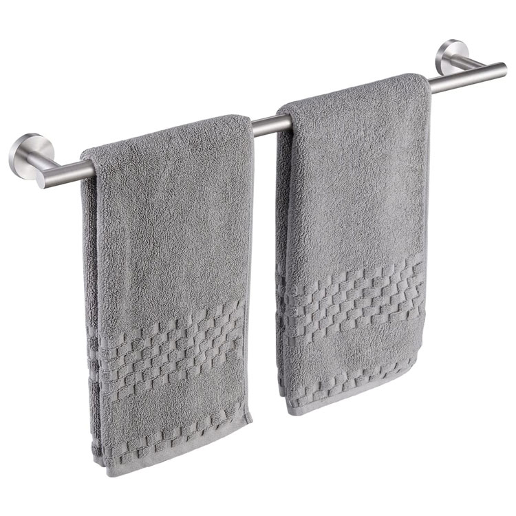 Naka-brushed Nickel Towel Holder