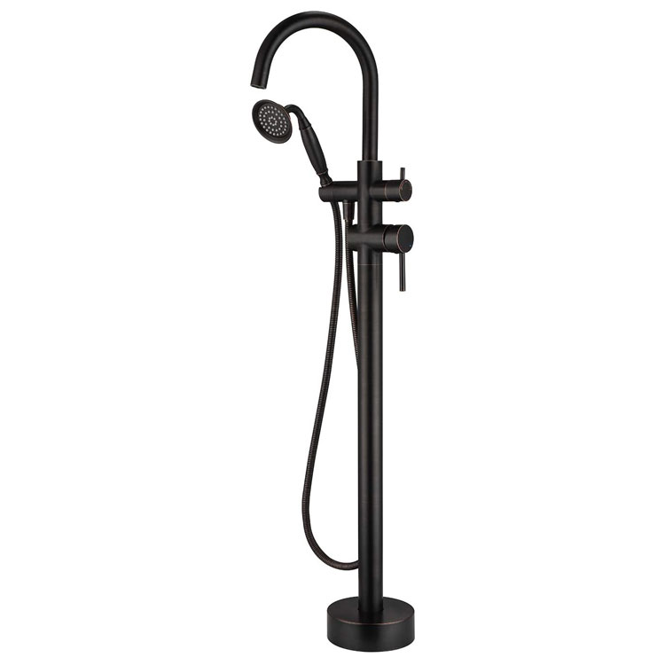 Oil Rubbed Bronze Freestanding Bathtub Faucets