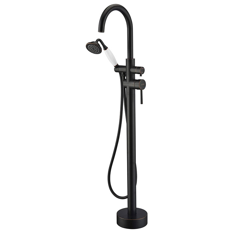 Oil Rubbed Bronze Freestanding Bathtub Mixer