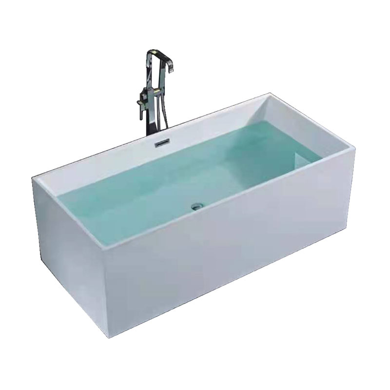 Rectangular Soaking Freestanding Bathtub