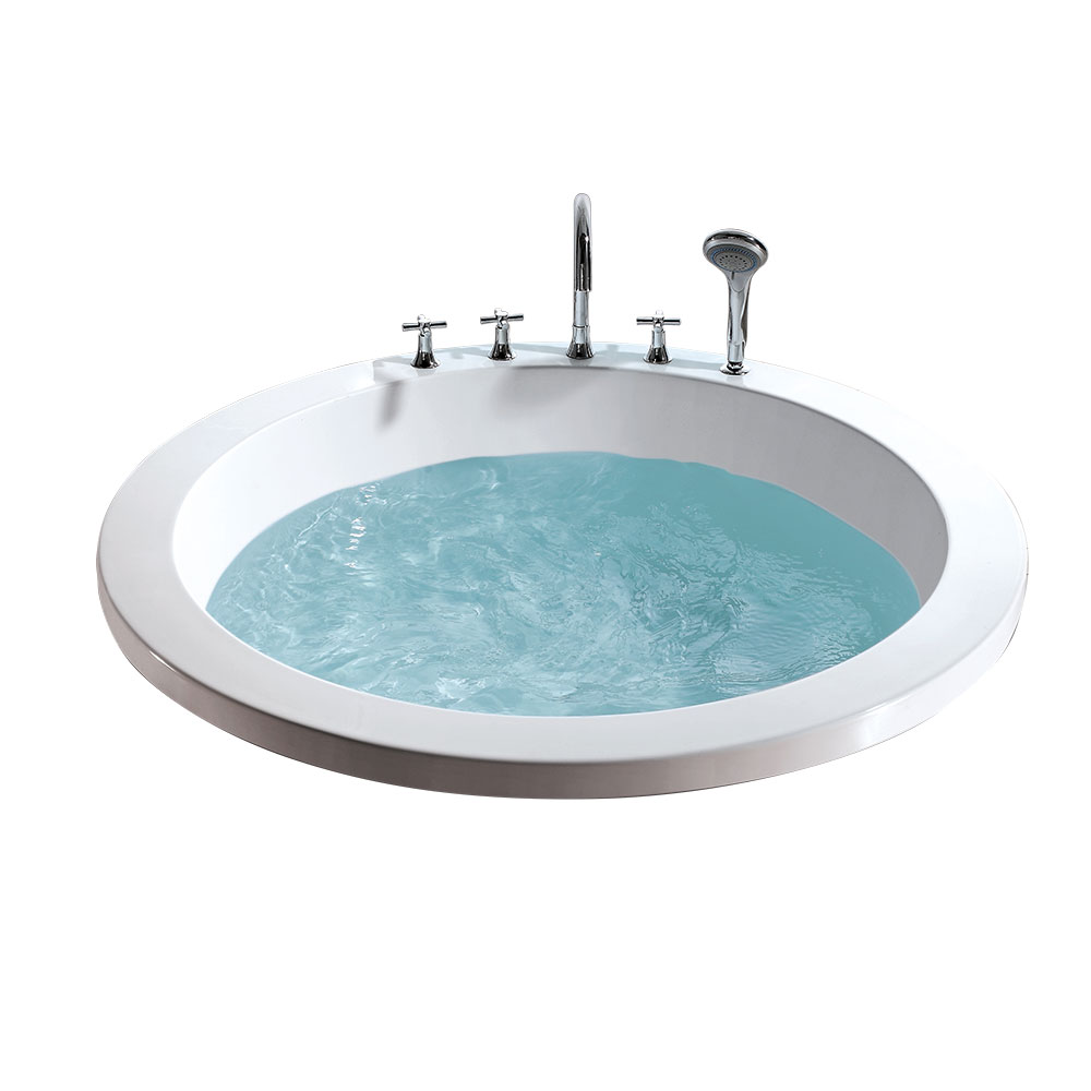 Round Built-In Bathtub