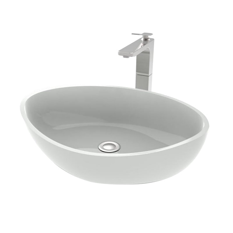 Ibabaw na naka -mount na freestanding movable na bato resin hand basin